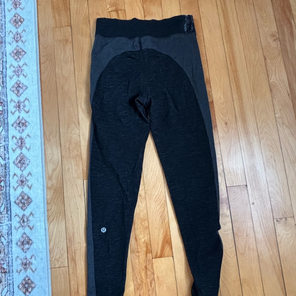 lululemon athletica Kids Charcoal and Black Leggings